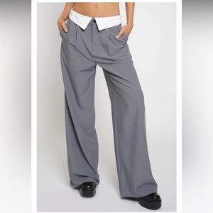 Storets fold over waist dress pants